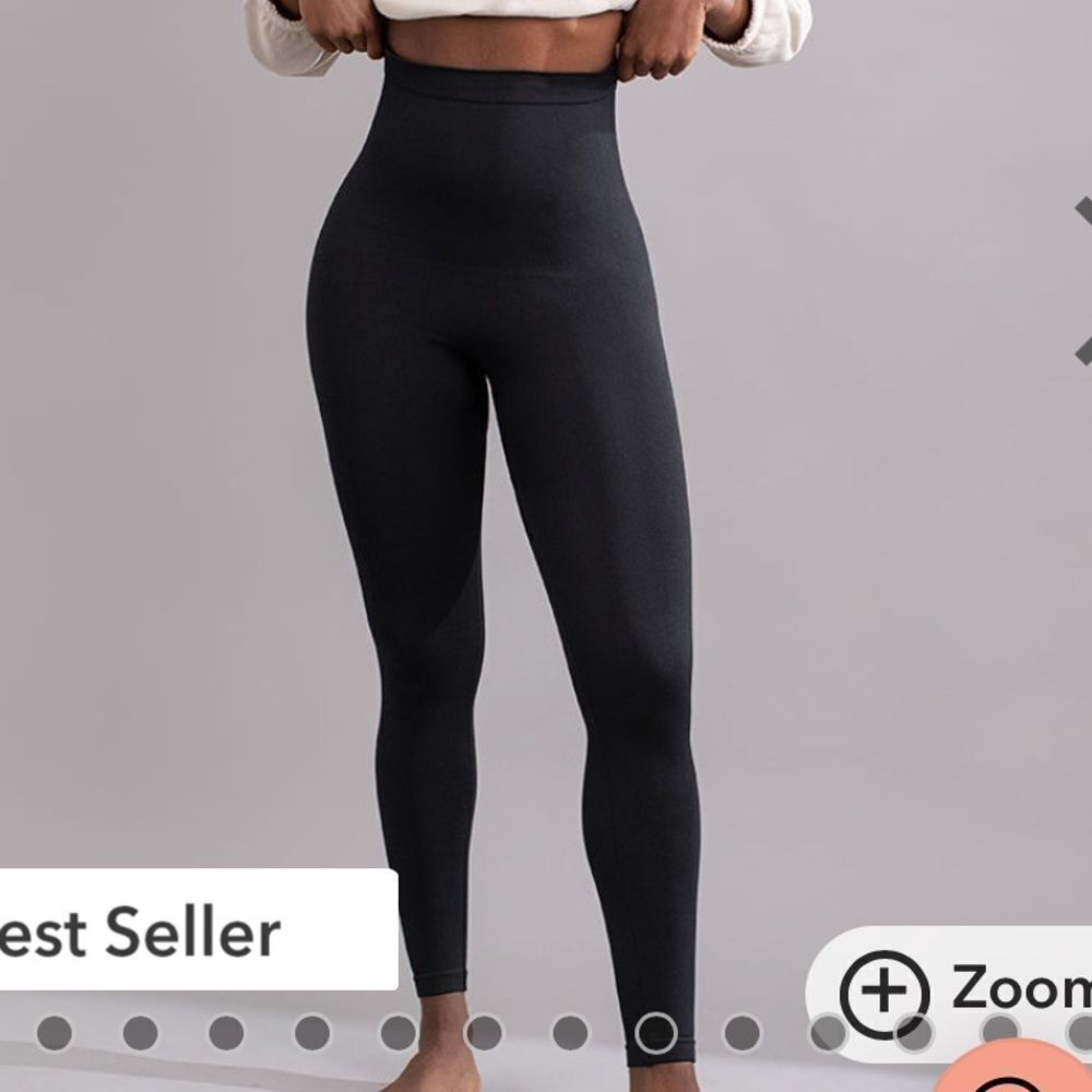 Shapermint Empetua High Waisted Shaping Leggings Black NWT in packaging